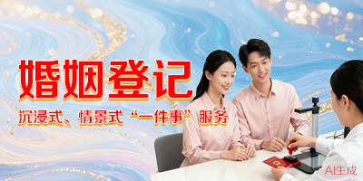 婚姻登記“一件事”服務